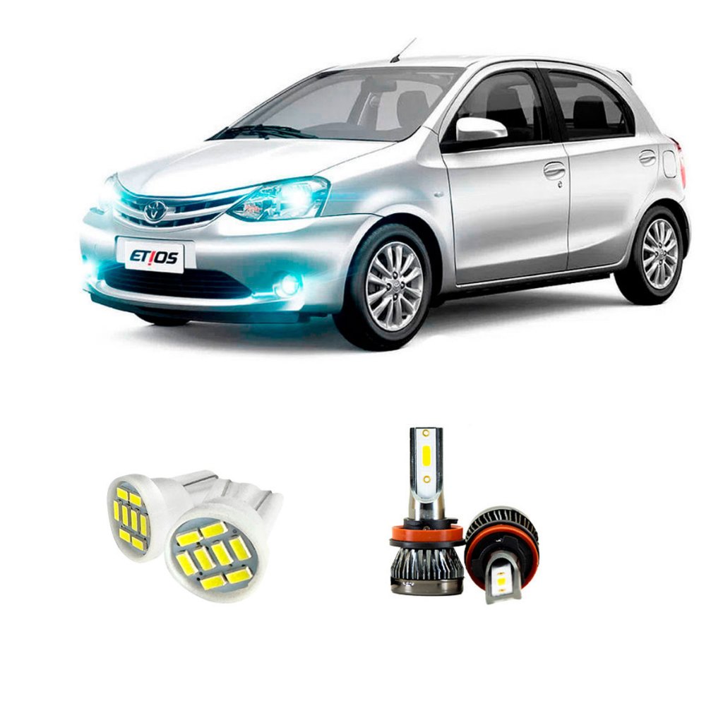 Ultra Led Nano Toyota Etios 2012-2021 H16 22000lm Milha