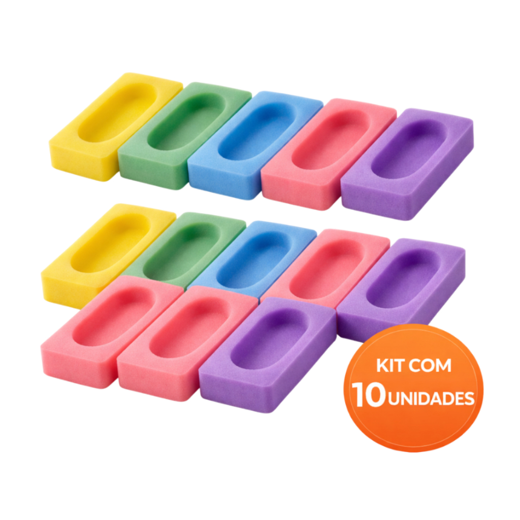 Kit C/ Até 10 Esponja Banho Saboneteira Bucha Macia Banho C/Porta Sabonete Cores Sortidas Higiênica