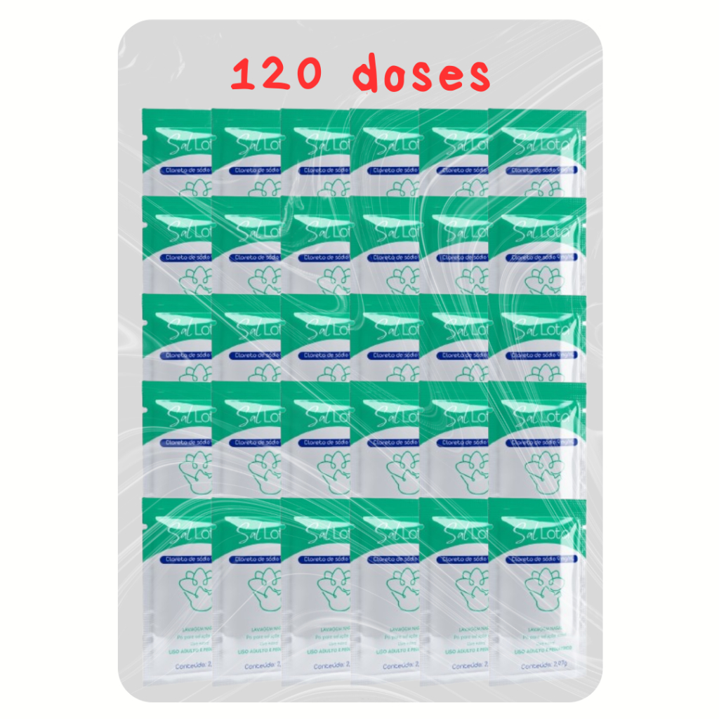 Sal Lota 400g | Lavagem nasal | 120 doses