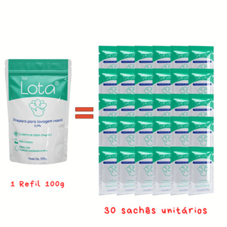Sal Lota (2 x 30 doses)  | Lavagem nasal | 60 sachês em Oferta na Shopee