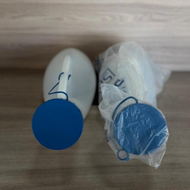 Kit C/ 2 Undidades  Urinol Papagaio Plástico Reutilizável com Tampa – 1 Litro – CELLPLUS