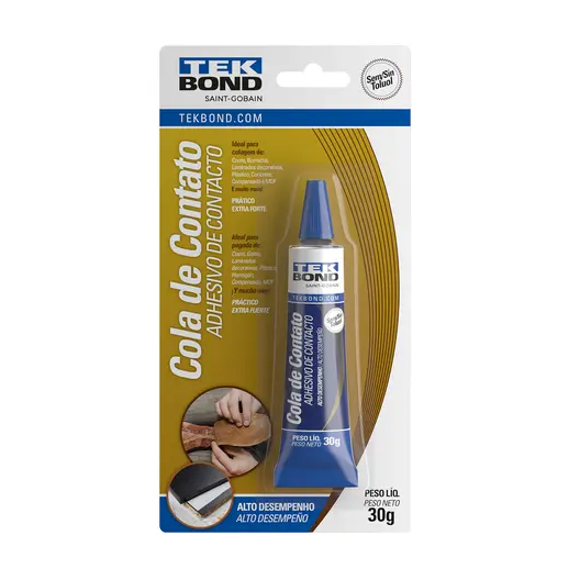 Cola de Contato Sem Toluol 30g TEKBOND
