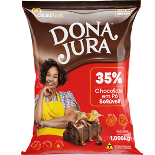 CHOCOLATE EM PO 35% 1,005KG    -DONA JURA em Oferta na Shopee
