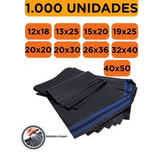 Kit 1000 Unidade Envelope de Envio Saco de Envio Cinza Embalagem 12x18 13x25 15x20 19x25 20x20 20x30 26x36 32x40 40x50 em Oferta na Shopee