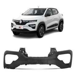 Parachoque Dianteiro Kwid 2023 2024 2025 Superior Preto Liso 1ª Linha Novo