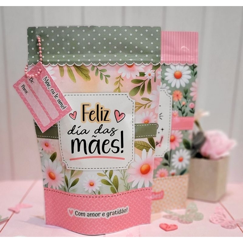 Saquinho ZIP Lock dia das mães/ embalagem dia das mães