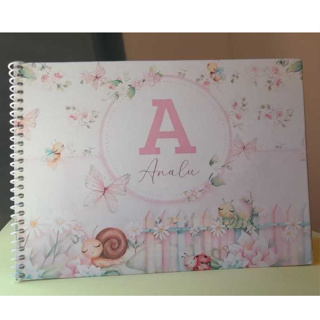 Caderno Desenho Personalizado c/ Espiral em Oferta na Shopee