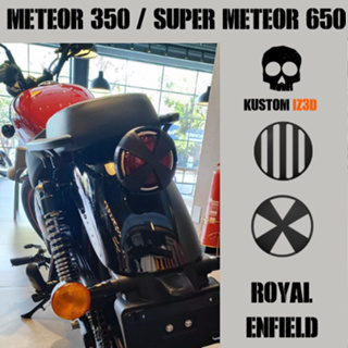 Protetor Lanterna Traseira Custom Royal Enfield, Meteor 350 e Super Meteor 650 Lente Luz de Freio em Oferta na Shopee