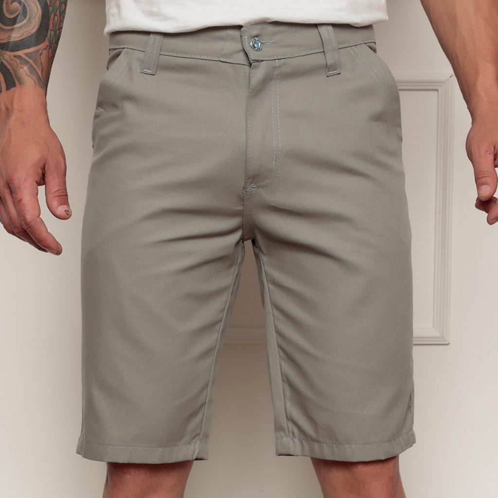 Bermuda Sarja Colorida Jeans Premium Masculino Diversas Cores