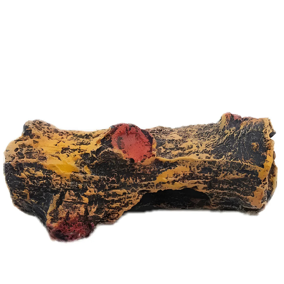 Enfeites Tronco Horizontal Pequeno Oco Para Aquário Beteira Betta Decoração