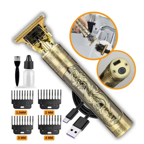 Máquininha De Cortar Cabelo Para Barba Masculina /Aleatório Elétrico Profissional Salão/Casa-XX1299 em Oferta na Shopee