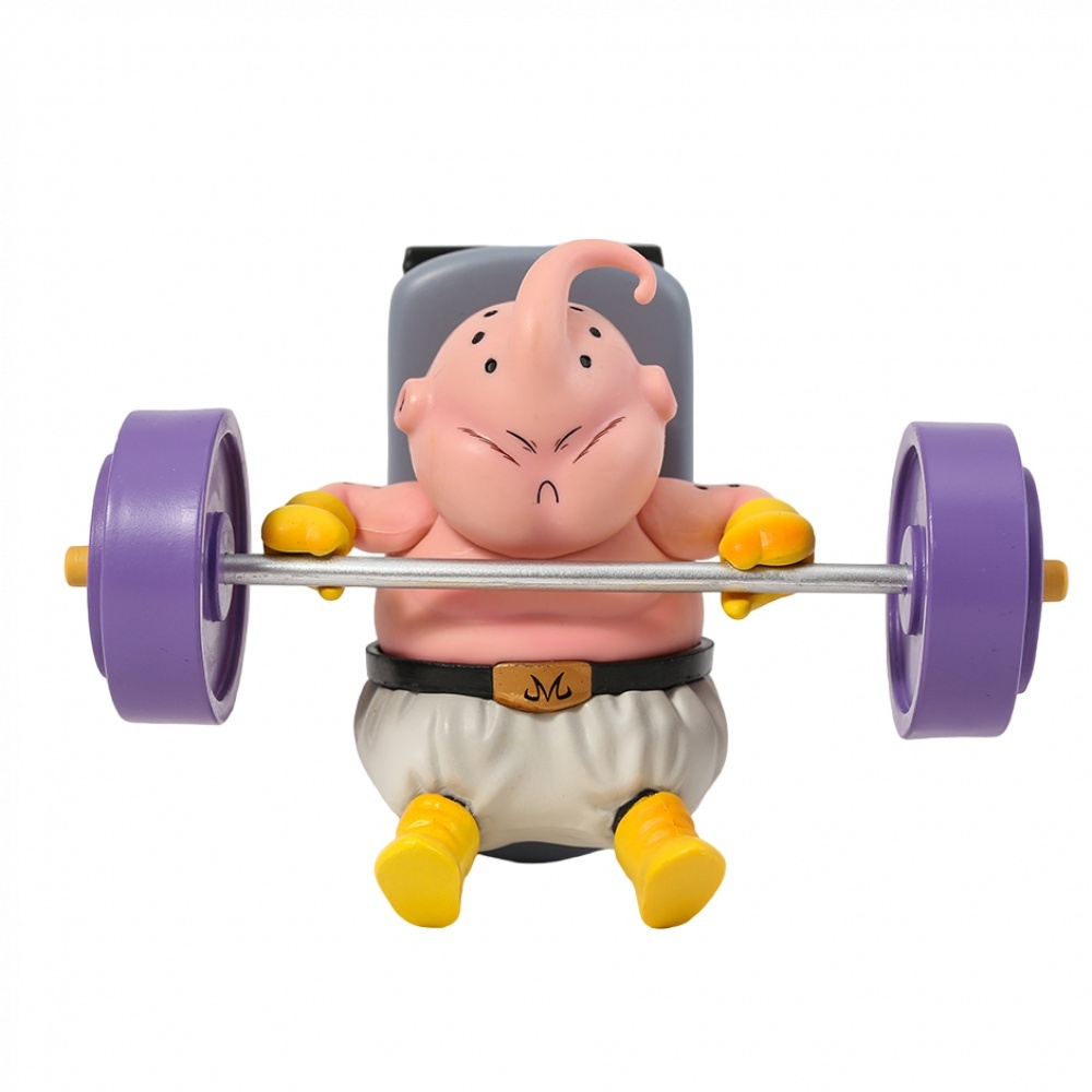 Boneco Majin Boo Fazendo Supino Dragon Ball Z 13cm Maromba Action Figure Figura de Ação Nova Promoção