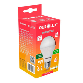 Lampada Bulbo Super led 9w Luz Fria