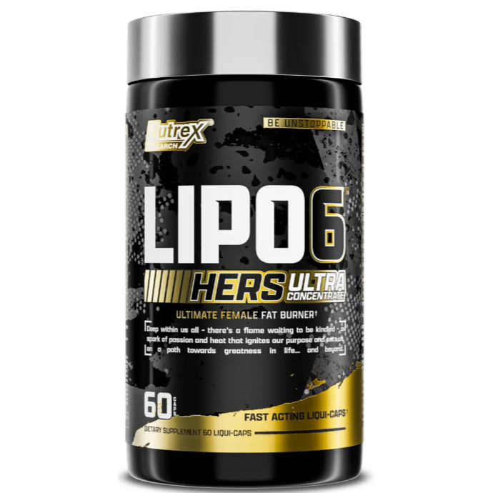 Lipo 6 Hers Termogênico Ultra Concentrado Feminino 305mg 60 Cápsulas - Nutrex Research