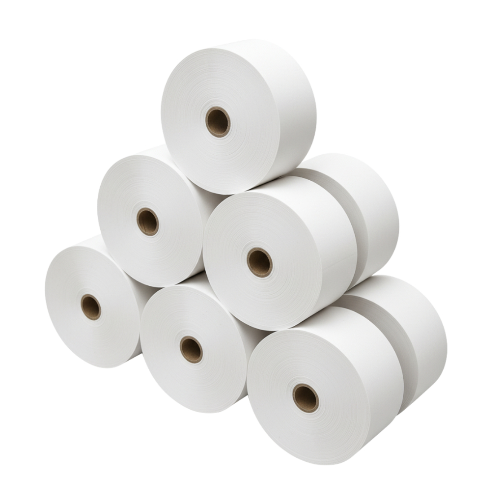 Kit 30 Bobinas Térmicas 57x150 Papel Térmico para Impressora Cupom PDV
