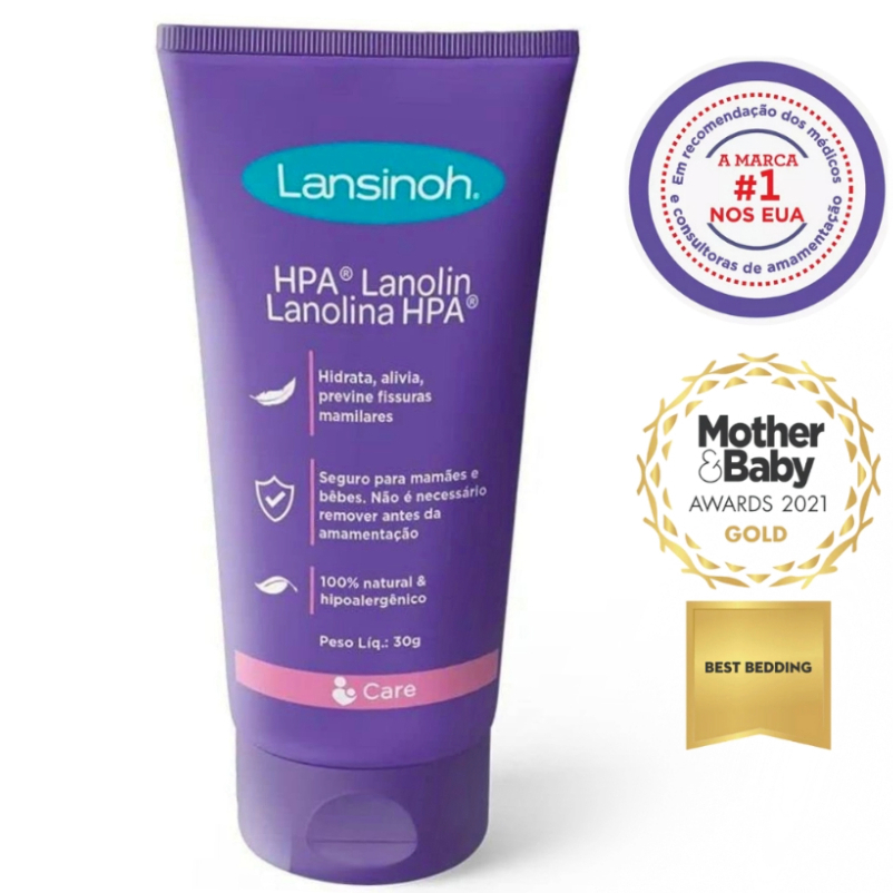Pomada para Amamentação Lansinoh Lanolina HPA 30g em Oferta na Shopee
