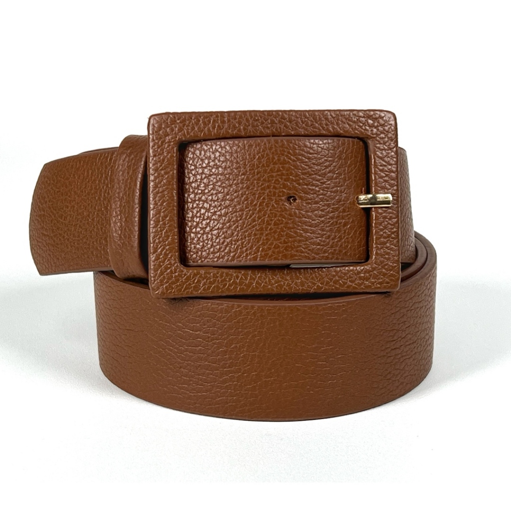 Cinto Feminino Fivela Retangular Couro Legítimo Modelo Maria Social Casual Elegante em Oferta na Shopee