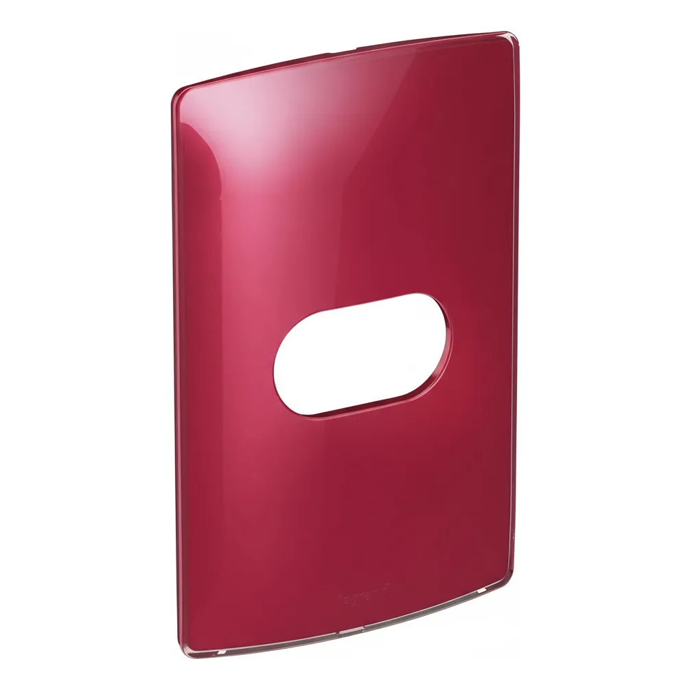 Placa S/suporte 4x2 1 Módulo Rosa Nereya Gloss Pial - Legrand