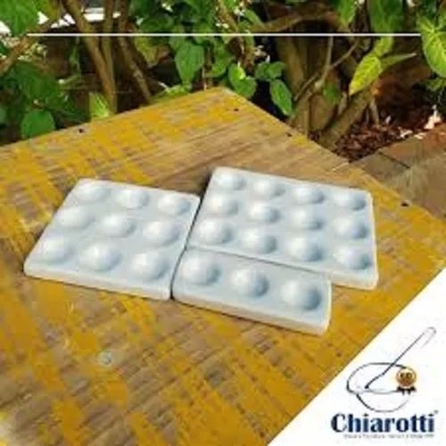 Bandeja De Pintura Aquarela Porcelana 12 Furos - 2ª Linha