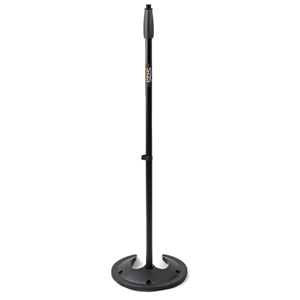 Pedestal De Microfone Base Fundida Santo Angelo Psa201 Preto