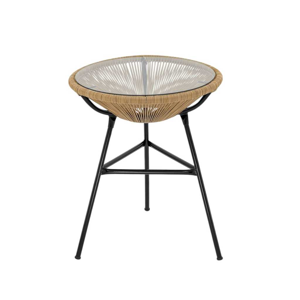 Mesa Mesinha Centro Acapulco Fibra Sintética Casa Varanda Jardim Cozinha Area Externa Piscina Oferta em Oferta na Shopee