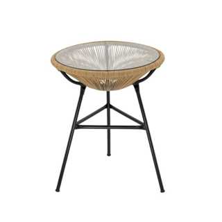 Mesa Mesinha Centro Acapulco Fibra Sintética Casa Varanda Jardim Cozinha Area Externa Piscina Oferta em Oferta na Shopee