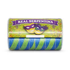 Serpentina Coloridas Real Seda Carnaval Folia Brincadeiras 10 Rolos 8 Metros