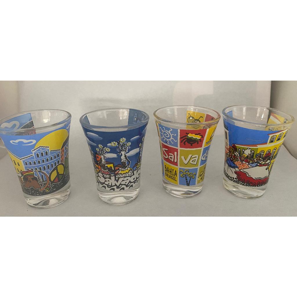 Copo de dose shot lembrança de Salvador BA em Oferta na Shopee
