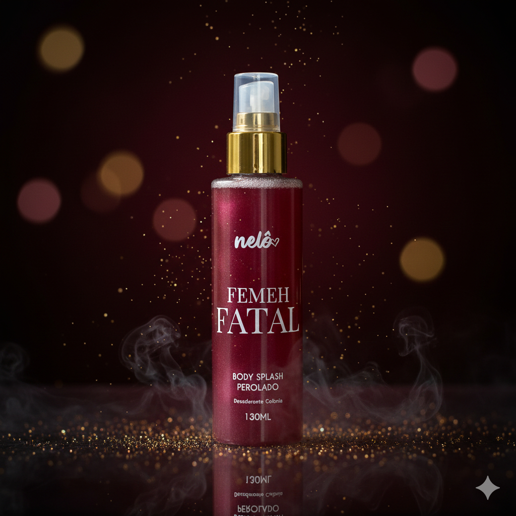 Body Splash Perolado FEMEH FATAL 130ml em Oferta na Shopee