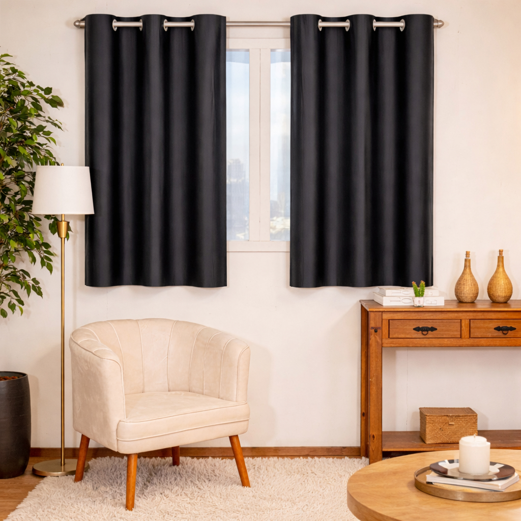 Cortina Corta Luz Blecaute Blackout 2,20 X 1,30 Decoração em Oferta na Shopee