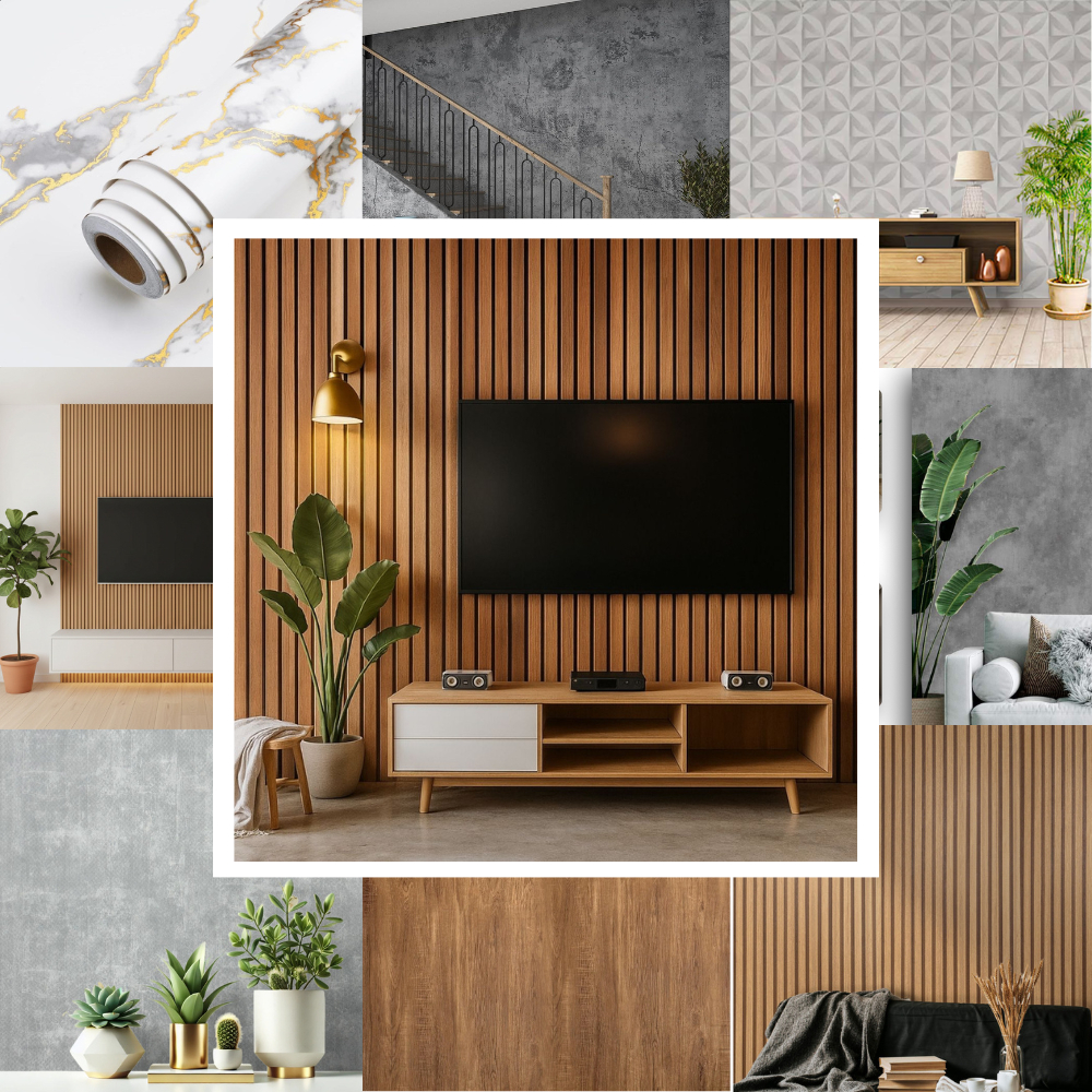 Papel De Parede Adesivo Auto Colante 5/10 Metros x 0,45CM Lavável 3d Luxo Premium Envio Imediato em Oferta na Shopee