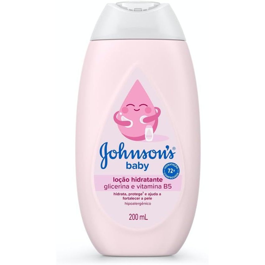 Loção Hidratante Para Uso Diário Johnson  Baby, 200ml