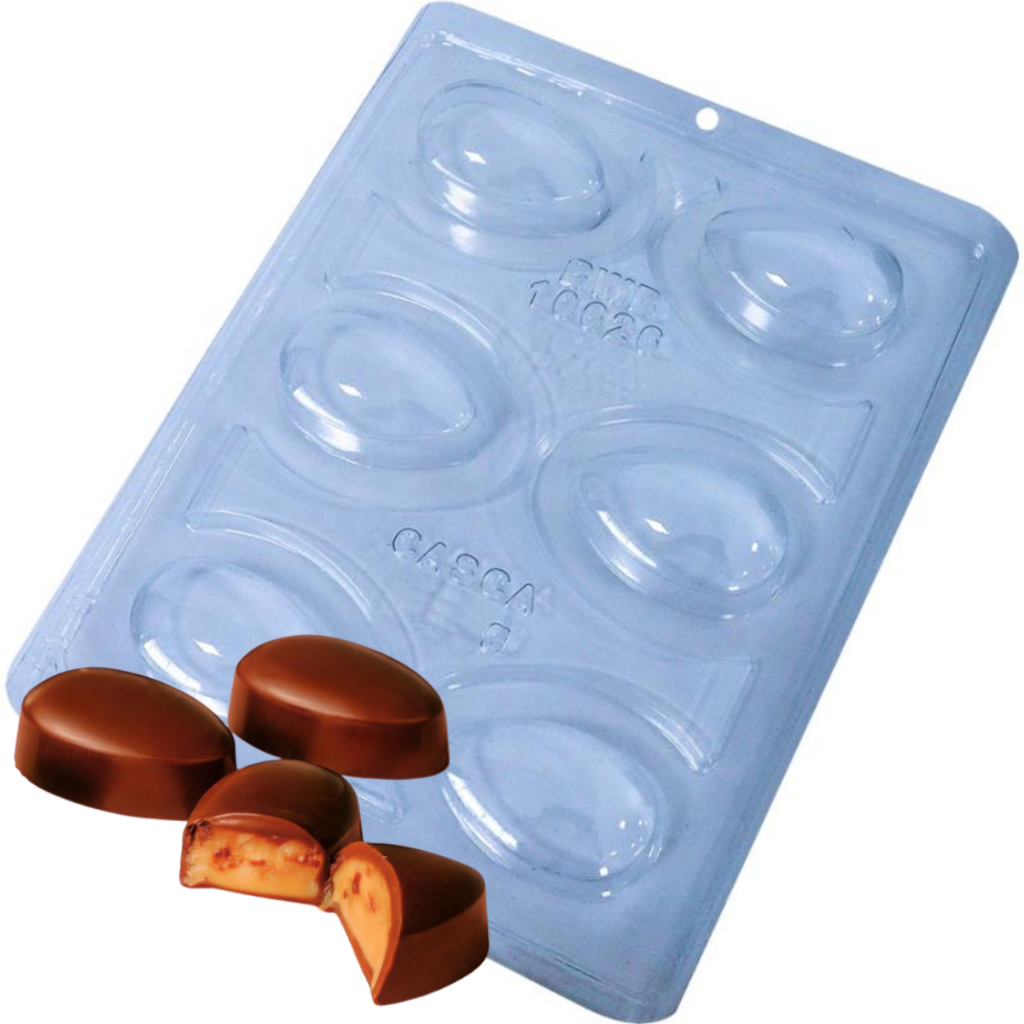 Forma de Silicone Bombom Ovo Liso 10626 BWB em Oferta na Shopee