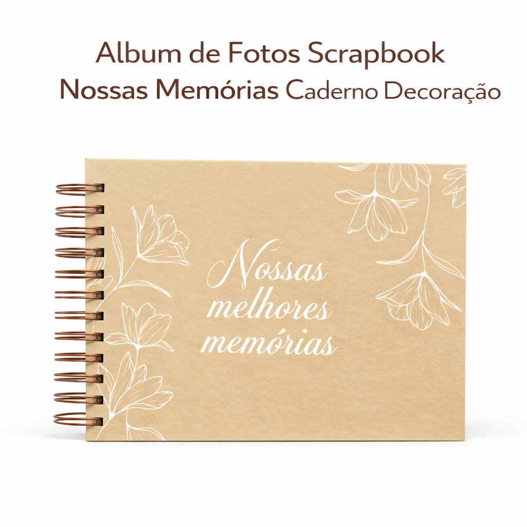 Album de Fotos Scrapbook Nossas Melhores Memorias Viagens, Dia dos Namorados, Memórias, Dia das Mães em Oferta na Shopee