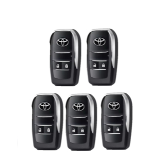 KIT C/5 ADAPTADORES CARCAÇA CHAVE CANIVETE COM LAMINA HILUX SW4 ETIOS 2 BOTÕES