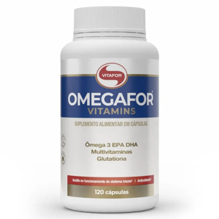 Omegafor Vitamins Omega 3 Com 7 Vitaminas 120 Caps - Vitafor em Oferta na Shopee
