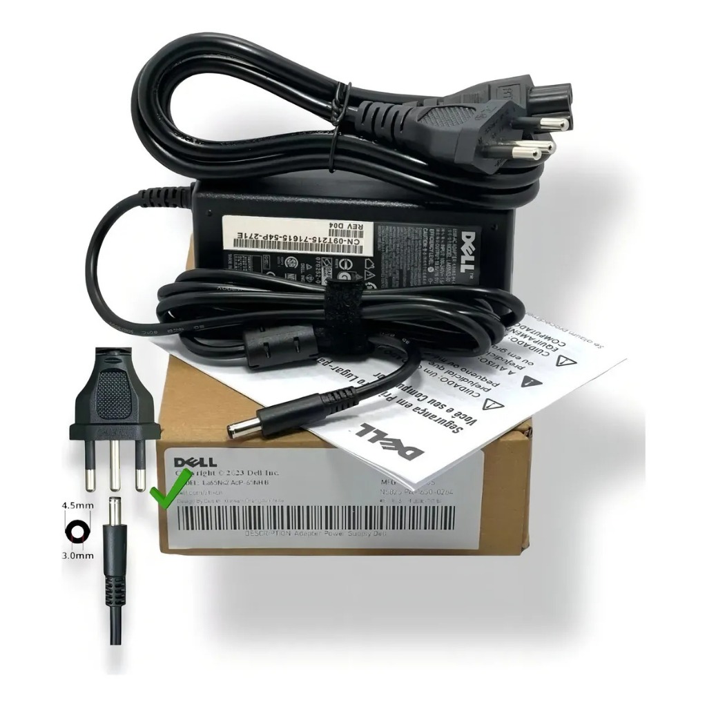 Carregador Notebook Dell Latitude 3520 3420 3320 P108f P144g Bi Volt