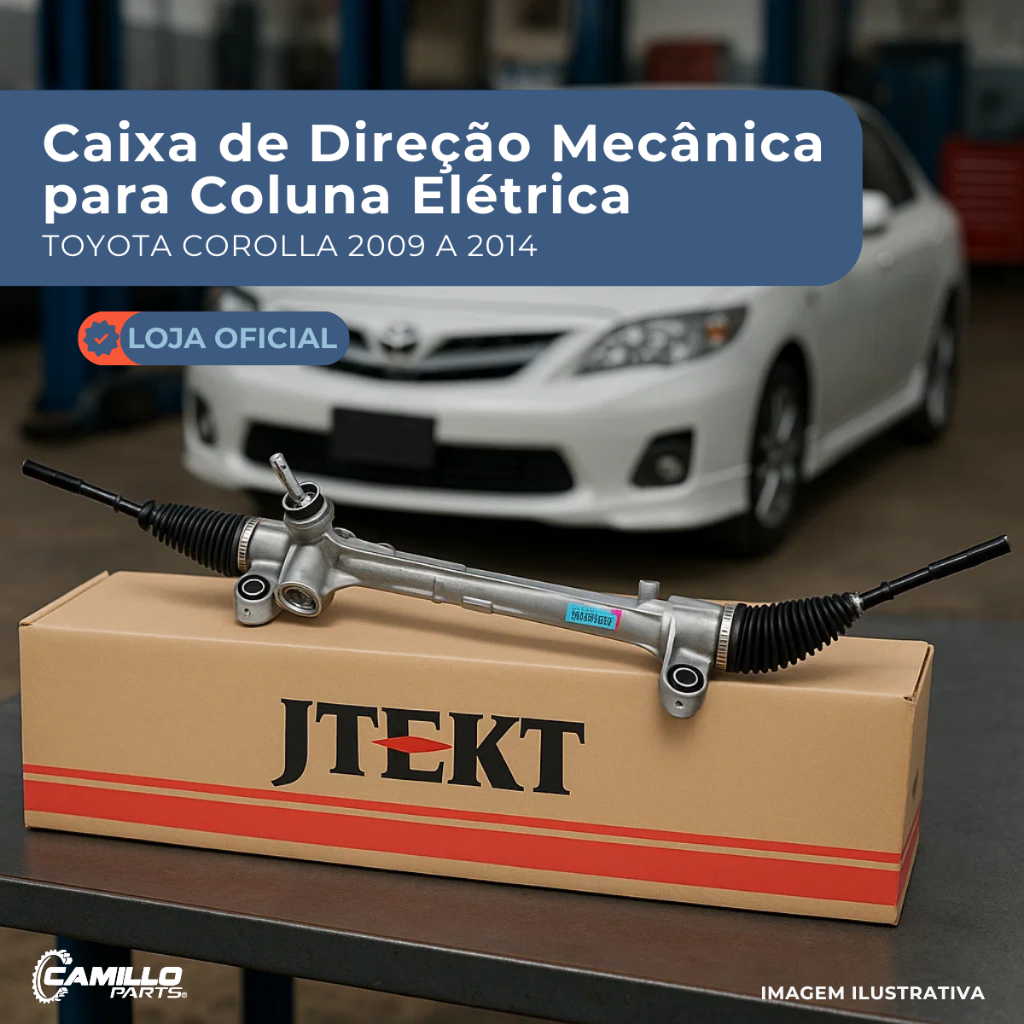 Caixa Direção Mecânica Coluna Elétrica Original Jtekt Koyo Toyota Corolla 2009 2010 2011 2012 2013 2014 em Oferta na Shopee