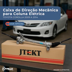 Caixa Direção Mecânica Coluna Elétrica Original Jtekt Koyo Toyota Corolla 2009 2010 2011 2012 2013 2014