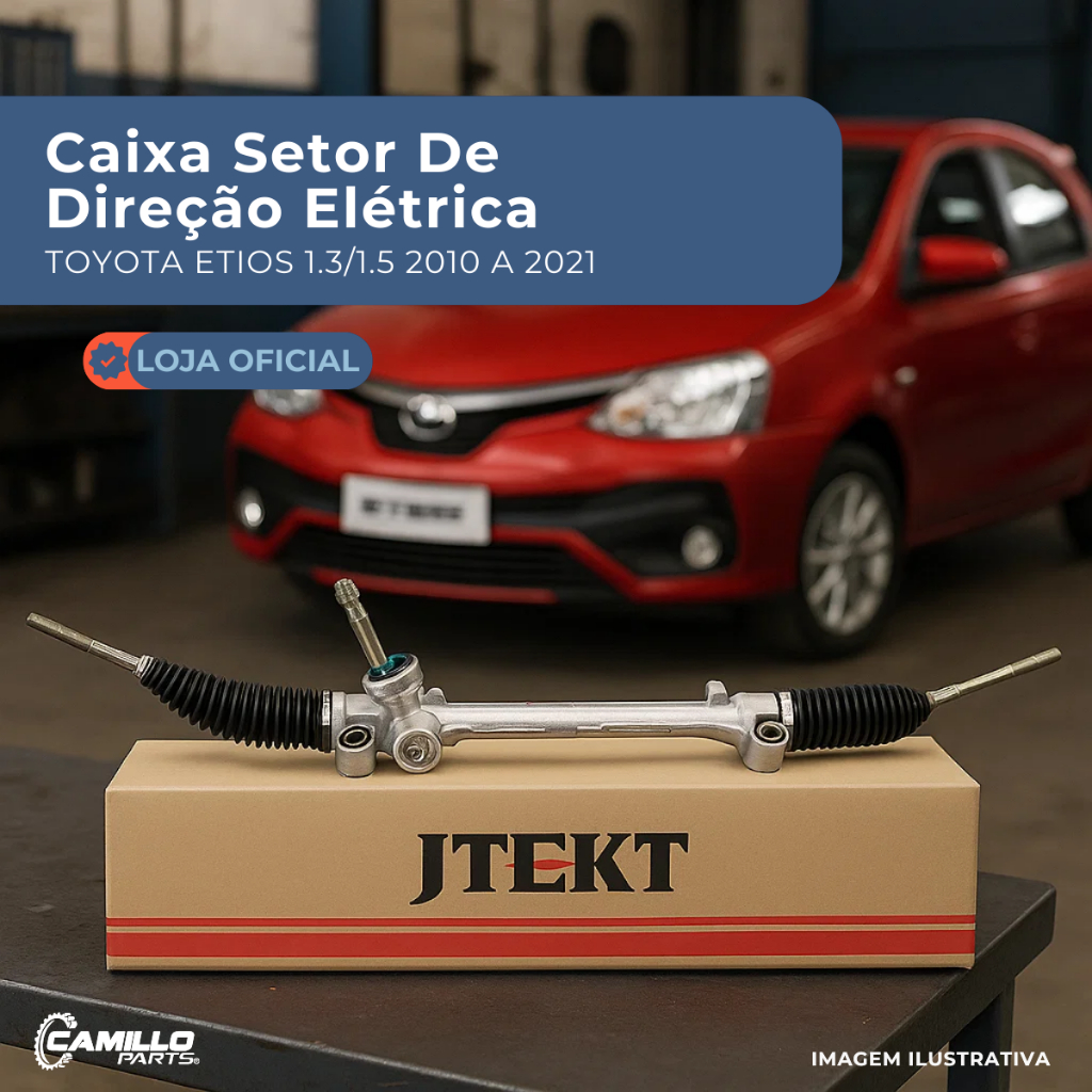 Caixa Direção Elétrica Original Jtekt Toyota Etios Todos Modelos 2010 A 2021 em Oferta na Shopee