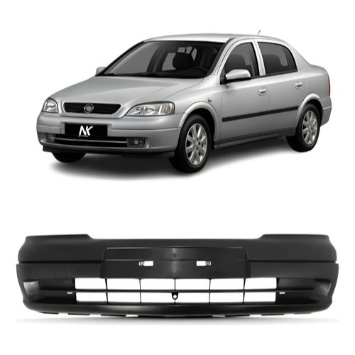 Parachoque Dianteiro Astra 99 2000 2001 2002 Preto Liso