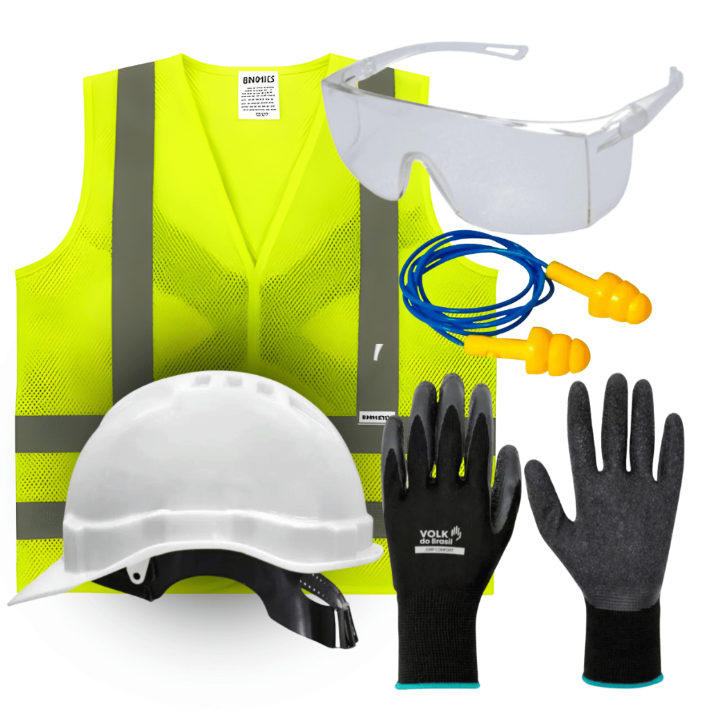 Kit Epi para Industria, Manutenção, Fabrica, Obras