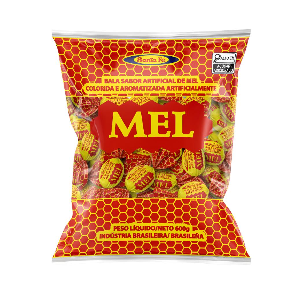 BALA MEL 600G SANTA FE - PACOTE em Oferta na Shopee