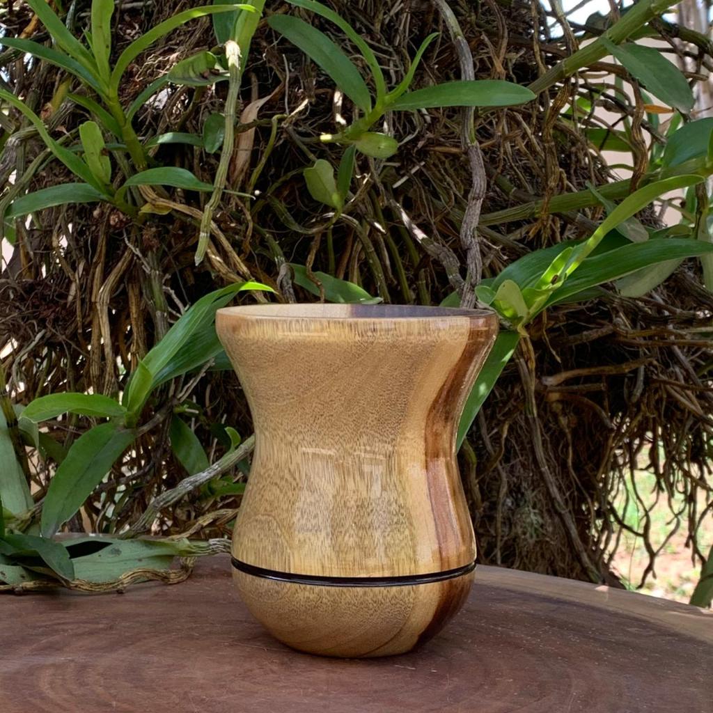 Cuia em Madeira Para Chimarrão Line Diversas Cores em Oferta na Shopee