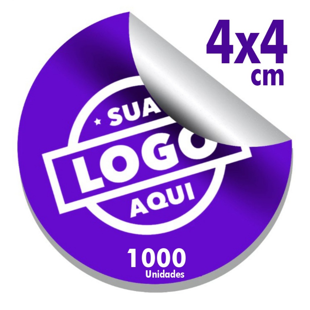 120 Adesivos 4X4cm  + 15 de Brinde - Etiquetas Adesivas e Rótulos PERSONALIZADO - Redondos ou Quadrados em Oferta na Shopee