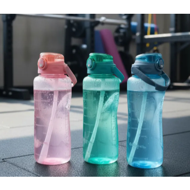 Garrafa 2 Litros Motivacional com Canudo e Suporte para Celular – Ideal Academia e Dia a Dia em Oferta na Shopee