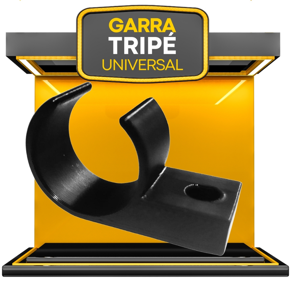 Garra Para Suporte Para Tripé Retrátil Universal Porta Banner Pedestal Tela Projetor Projeção Datashow Retroprojetor Cin