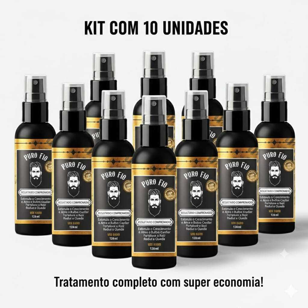 Kit 10x Pro Barber DNA capilar Puro Fio 120 ml