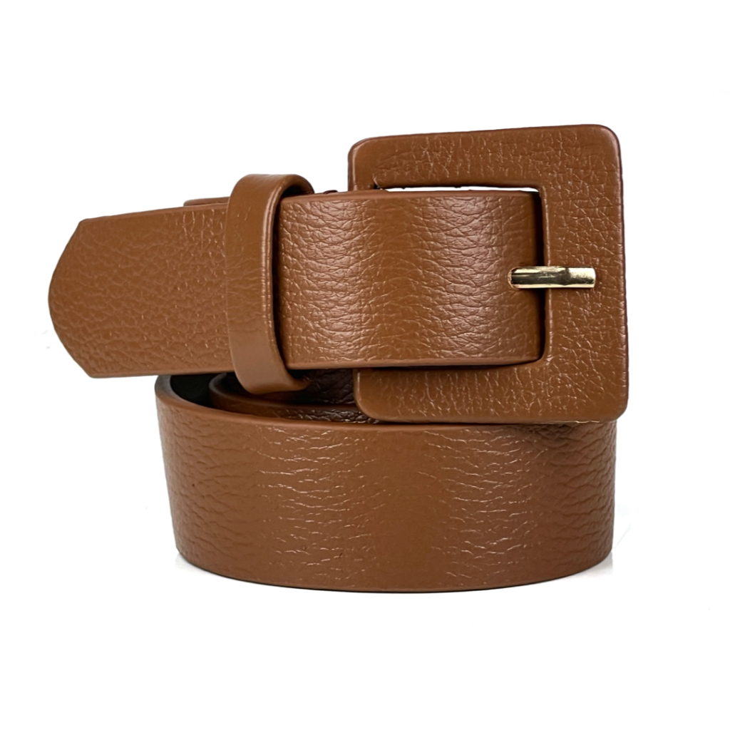 Cinto Feminino Fino Fivela Quadrada Encapada Em Couro Legítimo Blogueira Vitória Social Premium Moda em Oferta na Shopee