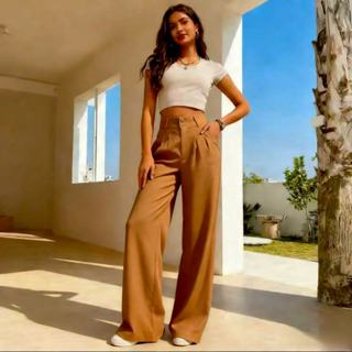 Marrant Moda Calça Social Feminina Moda Gringa Elegância e Conforto para Todas as Ocasiões Versátil e Premium em Oferta na Shopee